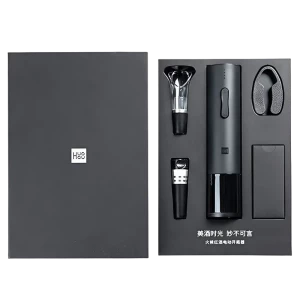 Set pentru vinuri Huohou HU0047, Negru