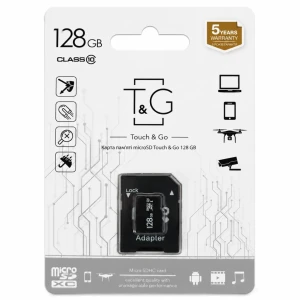 T&g micro sdhc card uhs1 128 gb incl adaptor