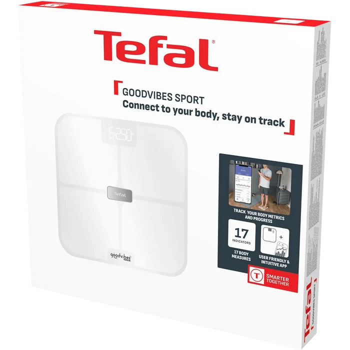 Электронные напольные весы tefal bm9740f0, белый 5