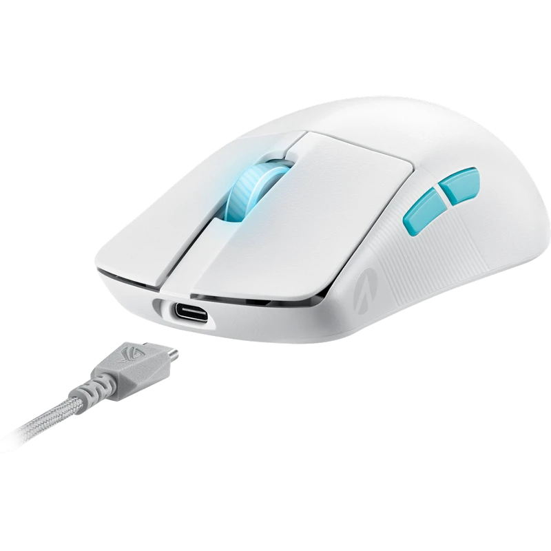 Gaming mouse asus rog harpe ace aim lab edition, alb 3