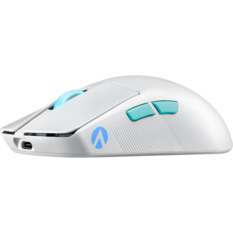 Gaming mouse asus rog harpe ace aim lab edition, alb 6