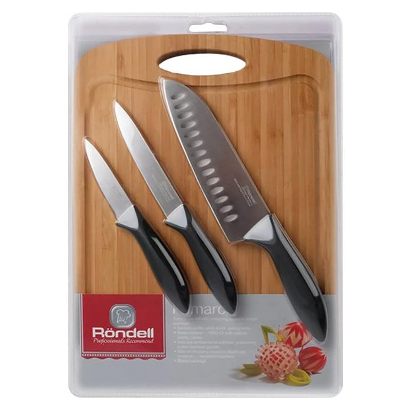 Set de cuțite rondell rd-462, negru | argintiu 5