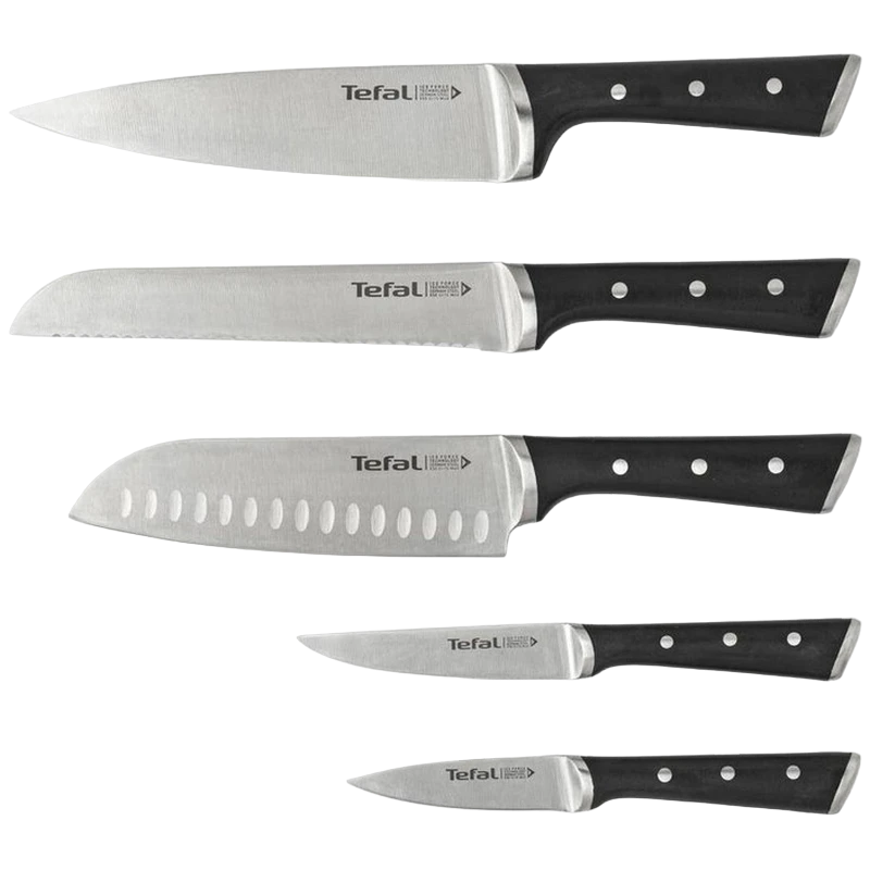 Набор ножей tefal k232s574, чёрный 9