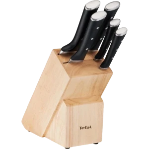 Набор ножей tefal k232s574, чёрный