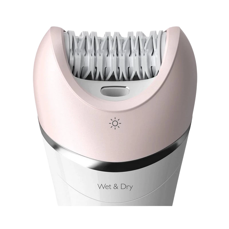 Эпилятор philips bre721/00, белый | розовый 2