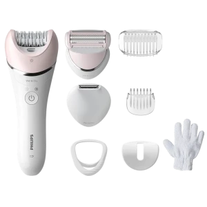 Эпилятор philips bre721/00, белый | розовый