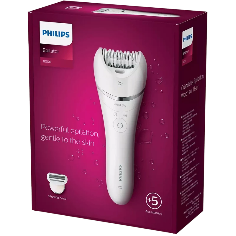 Эпилятор philips bre710/00, белый 8