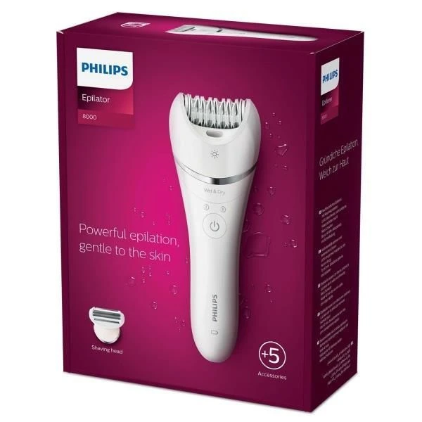 Эпилятор philips bre710/00, белый 5