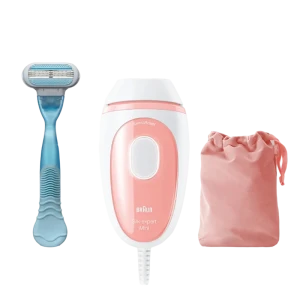 Fotoepilator braun pl1014 silk-expert mini, roz | alb