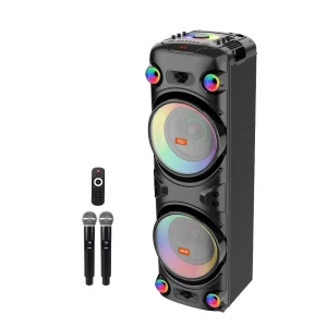 Динамик sing-e jqs9055 rgb party dual speaker, 12 дюймов, 100 вт, черный. Thumbnail 2
