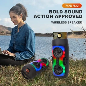 Boxă dublă sing-e zqs4291 rgb party, 4 inch, 16w, neagră Thumbnail 3