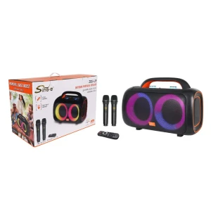 Boxă dublă sing-e zqs-l19 rgb party, 40w, neagră Thumbnail 4