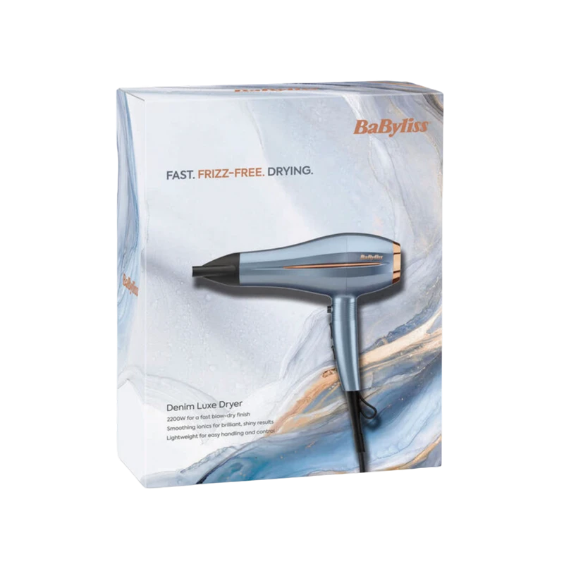 Фен babyliss d251pe, 2200вт, голубой 6