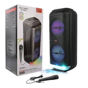 Boxă dublă sing-e zqs6227 rgb party, 20w, neagră Thumbnail 4