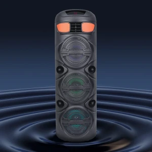 Sing-e zqs6301 rgb тройная акустическая система для вечеринок, 6,5 дюймов, 30 вт, черная.