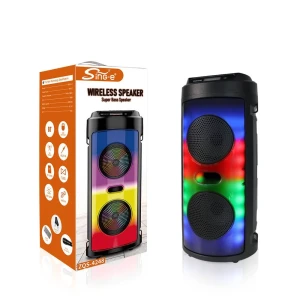 Boxă dublă sing-e zqs4248 rgb party, 4 inch, 16w, neagră Thumbnail 3