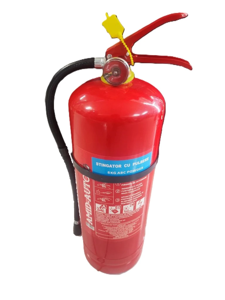 Stingator cu pulbere 5 kg. ’daautocar’ cu carlig de perete 2