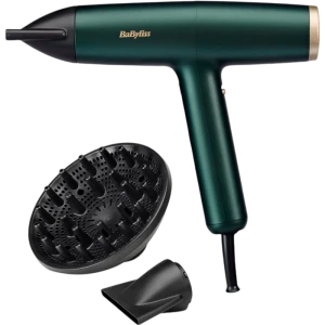Uscător de păr babyliss d6555de, 1700w, verde