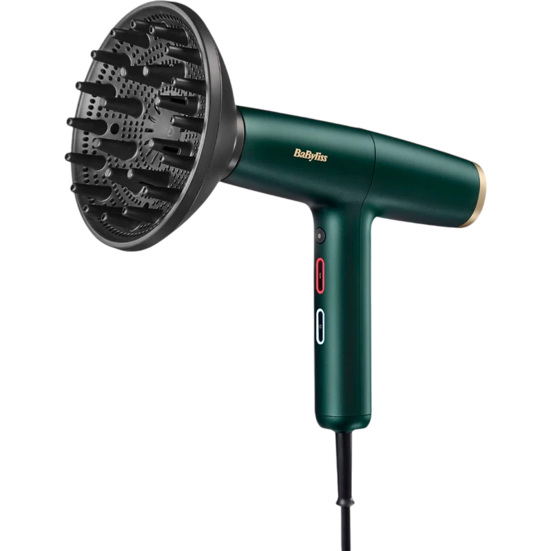 Фен babyliss d6555de, 1700вт, зеленый 7