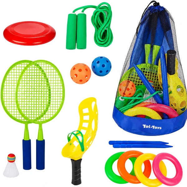 Set de jocuri sportive pentru exterior play out, în geantă, 15 piese 2