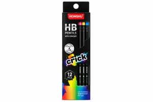 Creion simplu cu radiera colorata honghu crack hl-25001  1/12