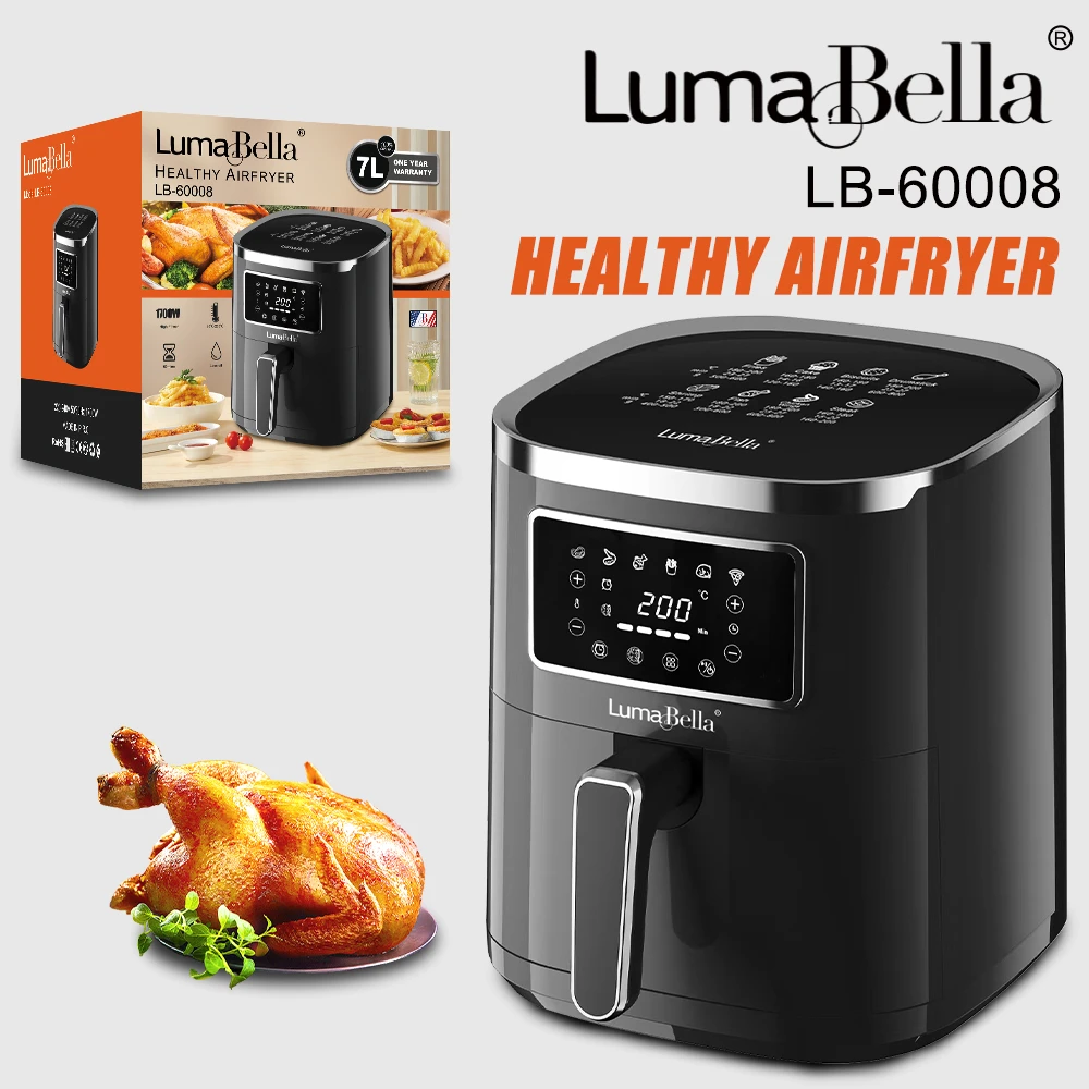 Аэрофритюрница luma bella, 1700вт, 7л, lb-60008 3