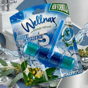 Odorizant-bloc wellnax, wc, blue hygiene 5, eucaliptus, 50 gr Thumbnail 2