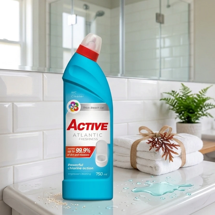Solutie pentru wc active, ocean fresh, 750 ml 2