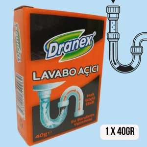 Curatator de tevi dranex, lavabo acici, 40 gr Thumbnail 2