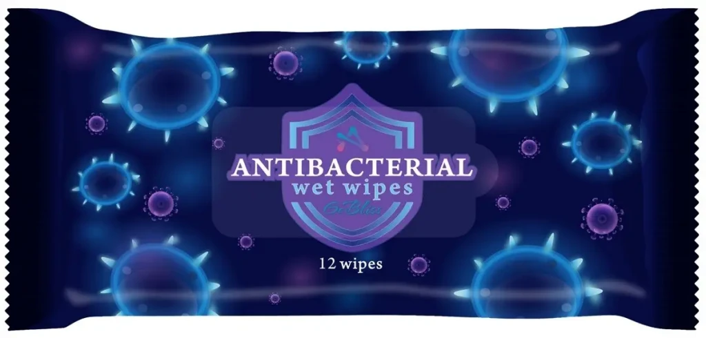 Салфетки влажные go bliss, antibacterial, 12 шт 2