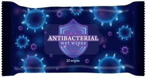 Servetele umede go bliss, antibacterial, 20 buc Thumbnail 1