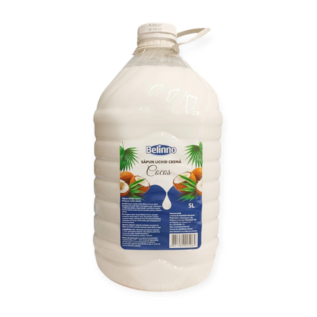 Sapun lichid  belinno, cocos, 5l 2