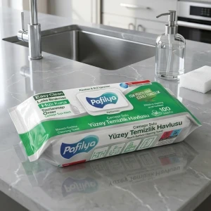 Servetele umede pentru curatare pafilya premium bleach, 100 buc Thumbnail 2