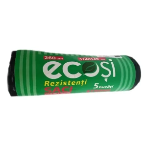 Пакеты для мусора ecosi, strong, 260 л, 5 шт