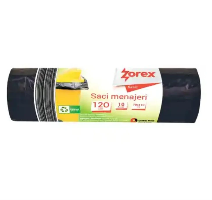 Пакеты для мусора zorex, 120 л, 10 шт 2