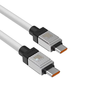 Baseus cable coolplay series type-c to type-c 5a 100w 1м, белый Thumbnail 3