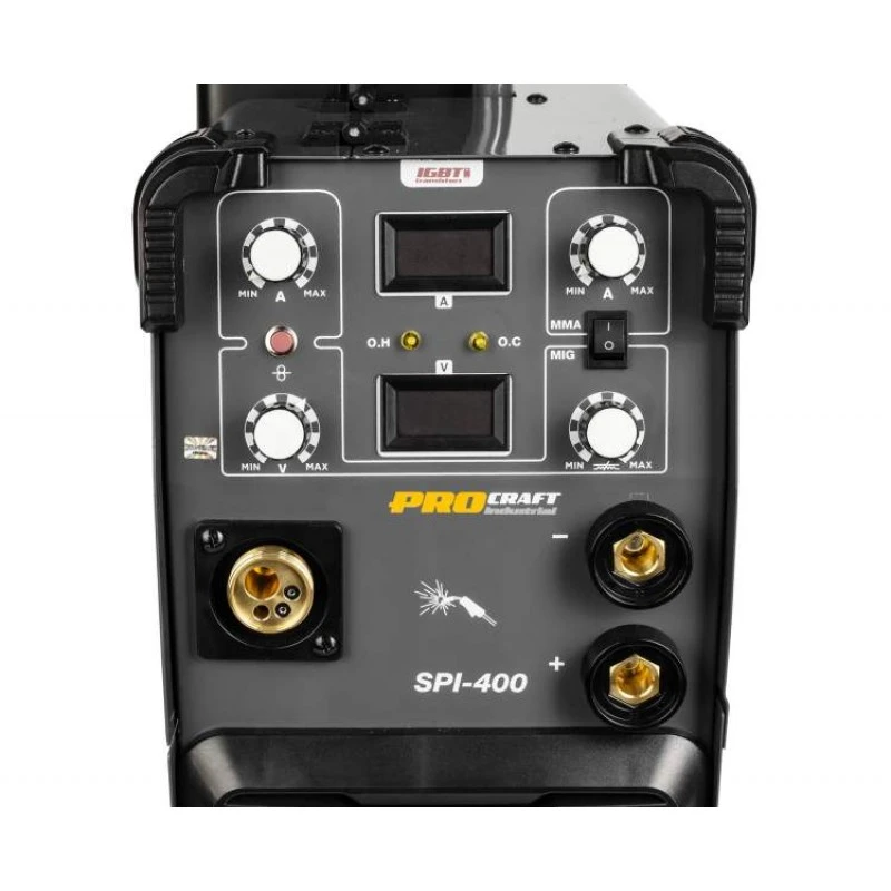 Aparat de sudat semi-automat invertor procraft industrial spi400 9