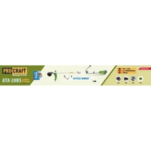Trimmer cu acumulator procraft ata20bs Thumbnail 2