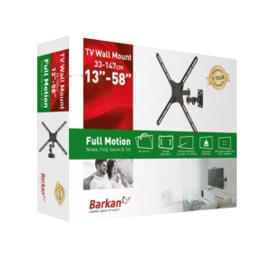 Suport tv de perete barkan e3423, negru Thumbnail 3