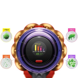 Вертикальный пылесос dyson v12 detect slim absolute, желтый | никель Thumbnail 5