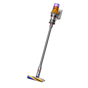 Вертикальный пылесос dyson v12 detect slim absolute, желтый | никель