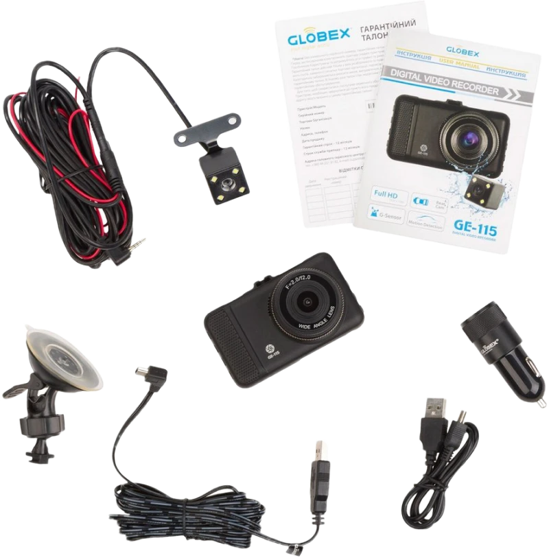 Cameră auto dvr globex ge-115, full-hd 1080p, negru 10