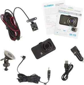 Cameră auto dvr globex ge-115, full-hd 1080p, negru Thumbnail 5