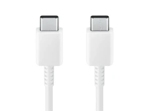 Кабель для зарядки и синхронизации samsung usb-c to usb-c cable 3a, usb type-c/usb type-c, 1,8м, белый