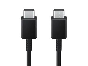 Cablu încărcare și sincronizare Samsung USB-C to USB-C Cable 3A, USB Type-C/USB Type-C, 1,8m, Negru