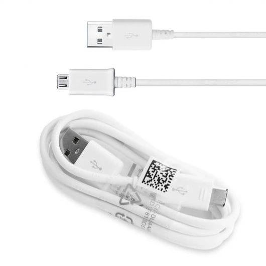 Кабель для зарядки и синхронизации samsung ecb-du4ewe, micro-usb/usb type-a, 1,5м, белый 2