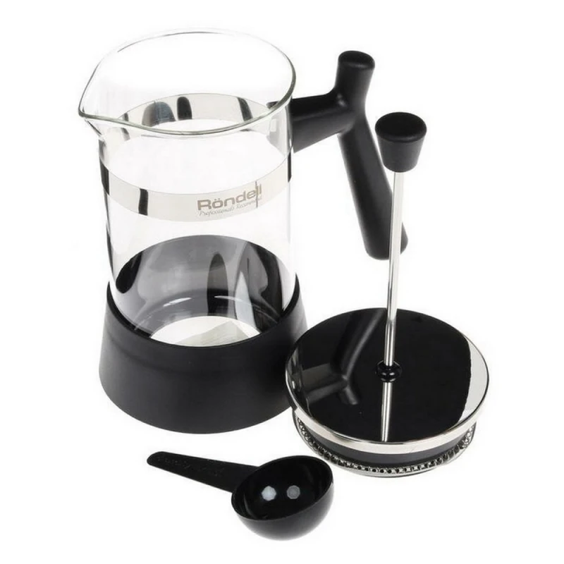 Френч-пресс rondell rds-426, 0,6л, чёрный 6