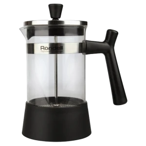 Cafetiera french press rondell rds-426, 0,6l, negru