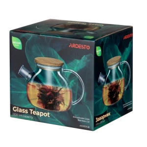Заварочный чайник ardesto ar3012gb, 1,2л, прозрачный Thumbnail 3