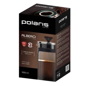 Френч-пресс polaris albero-1000fp, 1л, чёрный Thumbnail 4